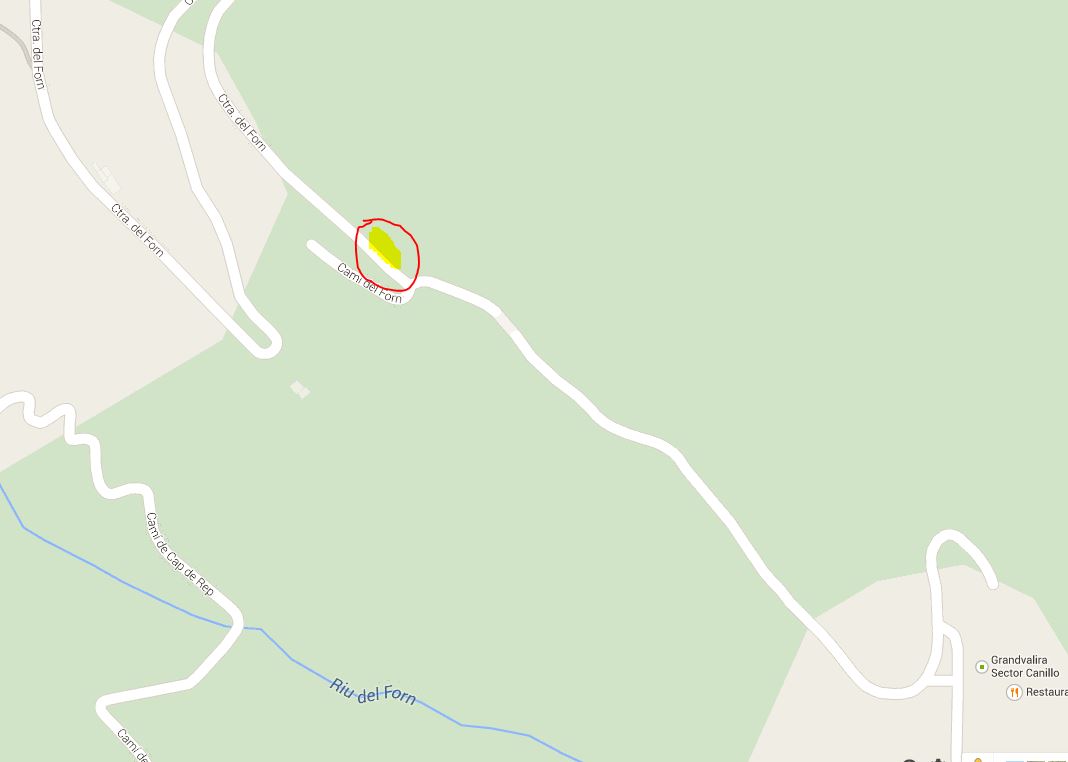 Plànol de situació obra nova en venda