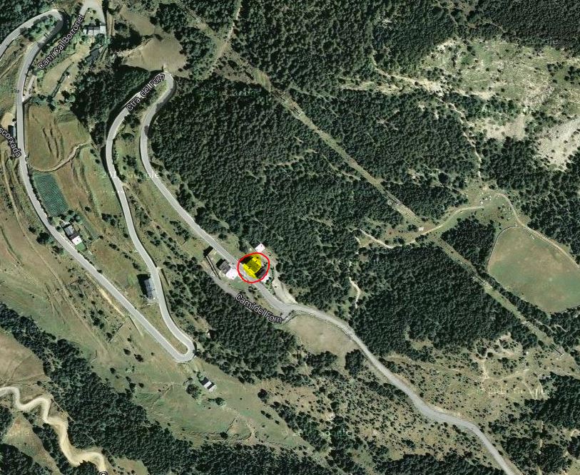 Imatge satèlit situació vivenda obra nova per vendre